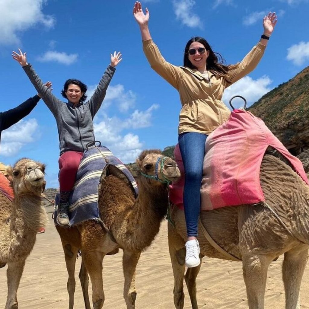 camel ride by the atlantic 1